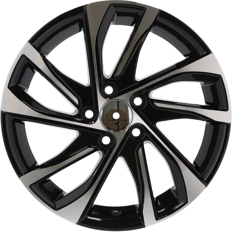 Alu kola pro Fiat B1514 6.5x15 5x98 ET39 58.1 Black Polished | Wheelsup.cz