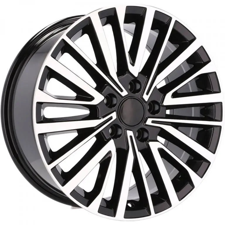 Alu kola pro Volkswagen B1515 7x17 5x120 ET55 65.1 Black Polished | Wheelsup.cz