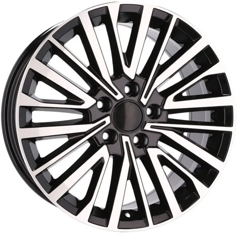 Alu kola pro Volkswagen B1515 7x17 5x120 ET55 65.1 Black Polished | Wheelsup.cz