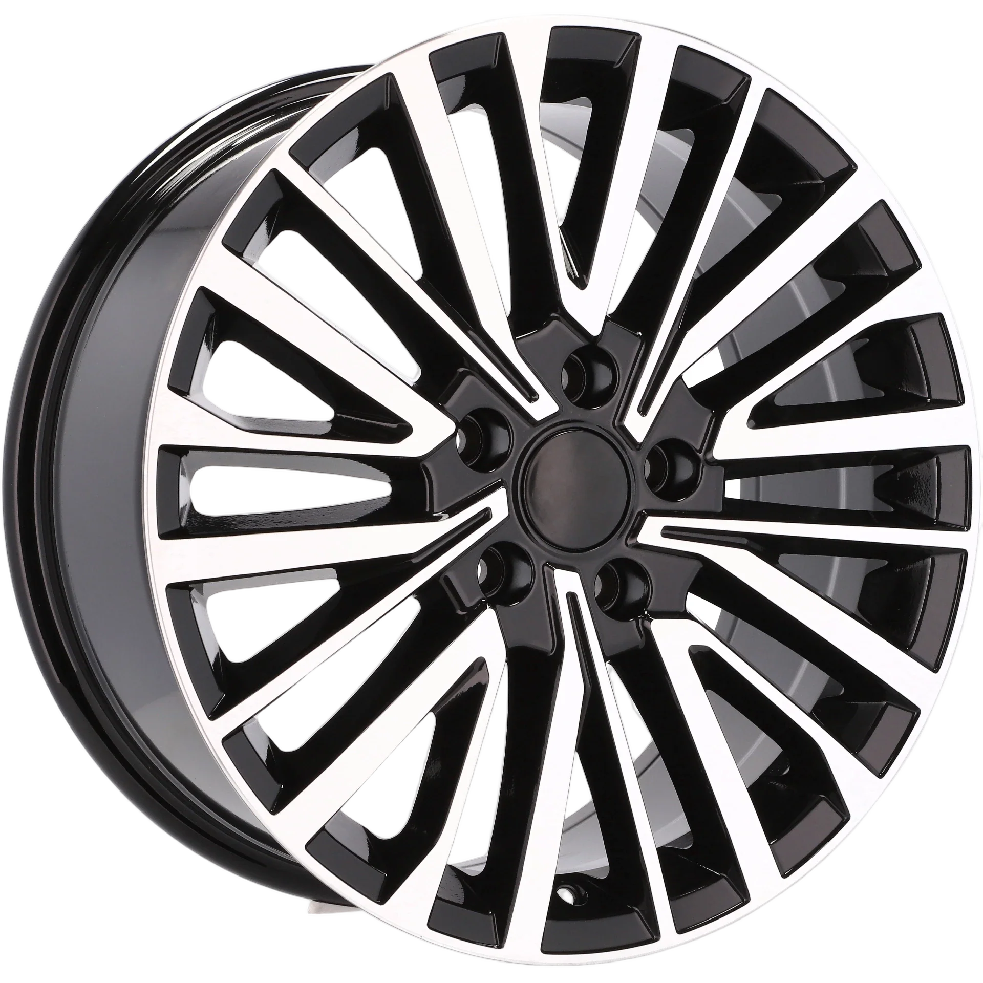 Alu kola pro Volkswagen B1515 7x17 5x120 ET55 65.1 Black Polished | Wheelsup.cz