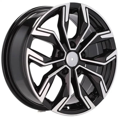 Alu kola pro Renault B1518 6.5x16 5x114.3 ET41 66.1 Black Polished | Wheelsup.cz