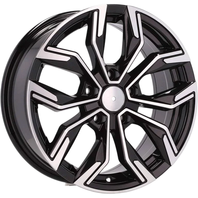Alu kola pro Renault B1518 6.5x16 5x114.3 ET41 66.1 Black Polished | Wheelsup.cz