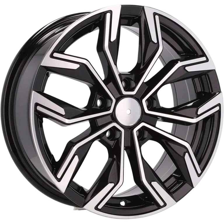 Alu kola pro Renault B1518 6.5x16 5x114.3 ET41 66.1 Black Polished | Wheelsup.cz