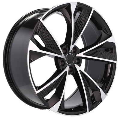 Alu kola pro Audi B1566 8.5x20 5x112 ET35 66.6 Black Polished | Wheelsup.cz
