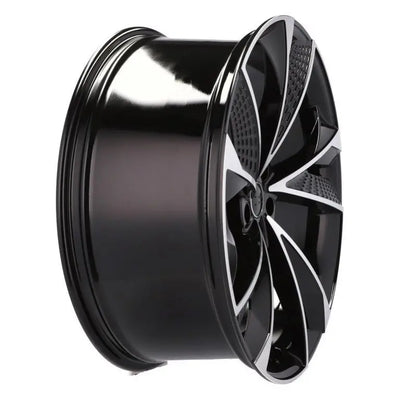 Alu kola pro Audi B1566 9.5x22 5x112 ET30 66.6 Black Polished | Wheelsup.cz