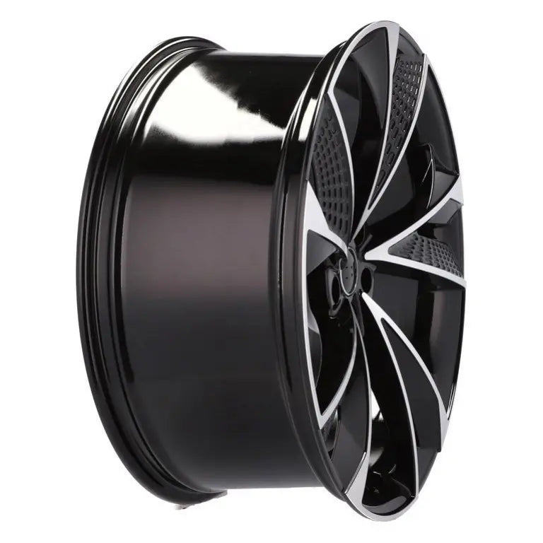 Alu kola pro Audi B1566 9.5x22 5x112 ET30 66.6 Black Polished | Wheelsup.cz