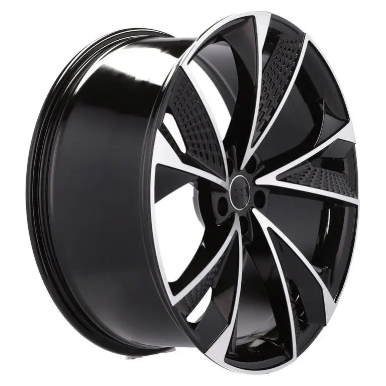 Alu kola pro Audi B1566 8x18 5x112 ET40 66.6 Black Polished | Wheelsup.cz