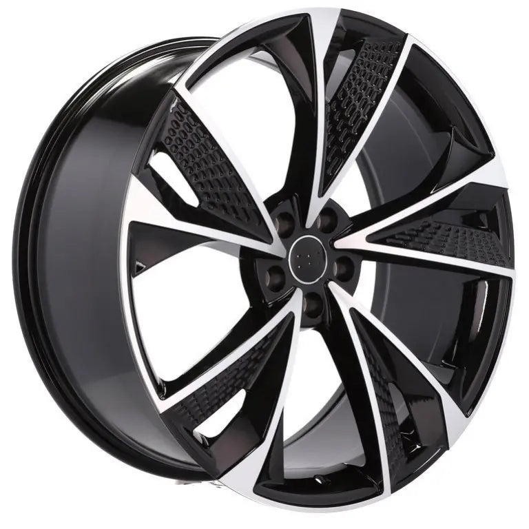 Alu kola pro Audi B1566 8x18 5x112 ET40 66.6 Black Polished | Wheelsup.cz