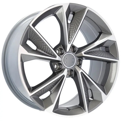 Alu kola pro Audi B1566 8x18 5x112 ET35 66.6 Grey Polished | Wheelsup.cz