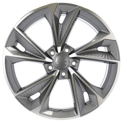 Alu kola pro Audi B1566 8x18 5x112 ET35 66.6 Grey Polished | Wheelsup.cz