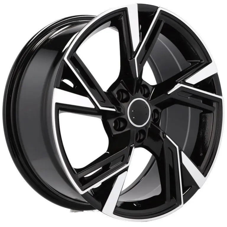 Alu kola pro Audi B1571 8.5x19 5x112 ET30 66.6 Black Polished | Wheelsup.cz