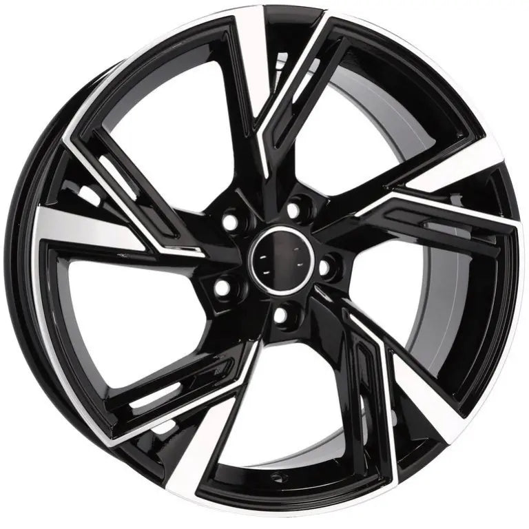 Alu kola pro Audi B1571 7.5x17 5x112 ET36 66.6 Black Polished | Wheelsup.cz