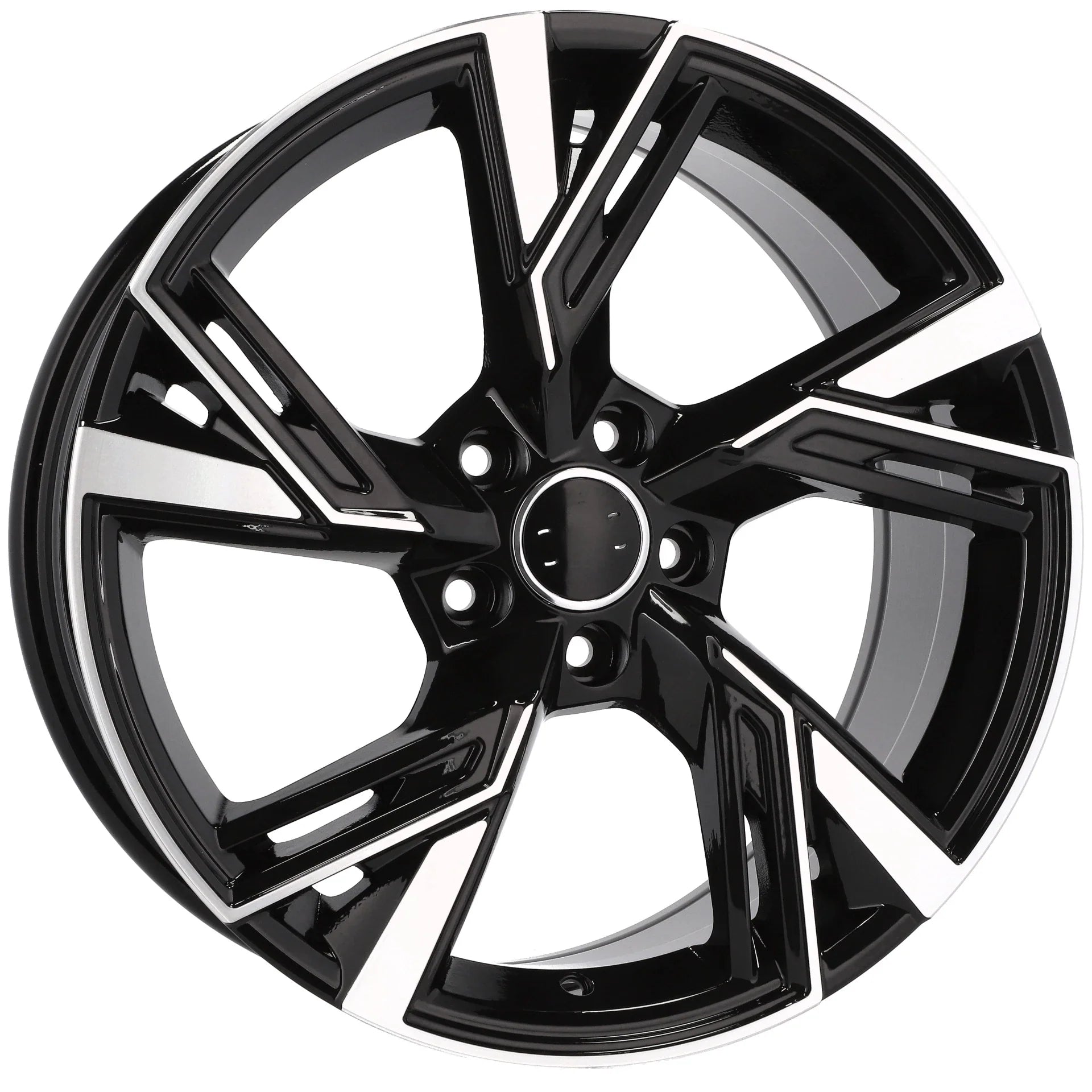 Alu kola pro Audi B1571 8x18 5x112 ET35 66.6 Black Polished | Wheelsup.cz