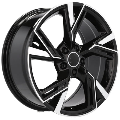 Alu kola pro Audi B1571 9.5x21 5x112 ET31 66.6 Black Polished | Wheelsup.cz
