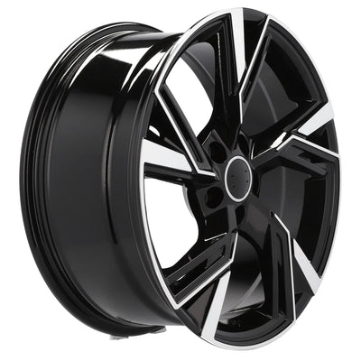 Alu kola pro Audi B1571 9.5x22 5x112 ET20 66.6 Black Polished | Wheelsup.cz