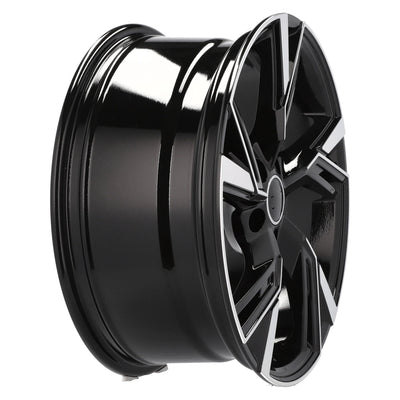 Alu kola pro Audi B1571 9.5x22 5x112 ET20 66.6 Black Polished | Wheelsup.cz