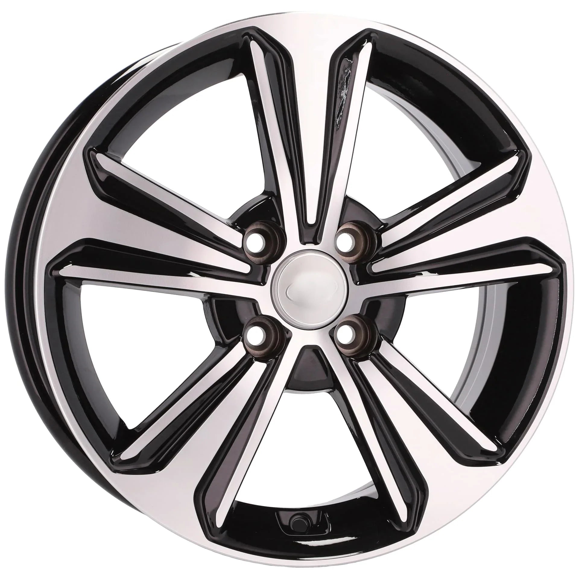 Alu kola pro Hyundai B1627 6x16 4x100 ET50 54.1 Black Polished | Wheelsup.cz