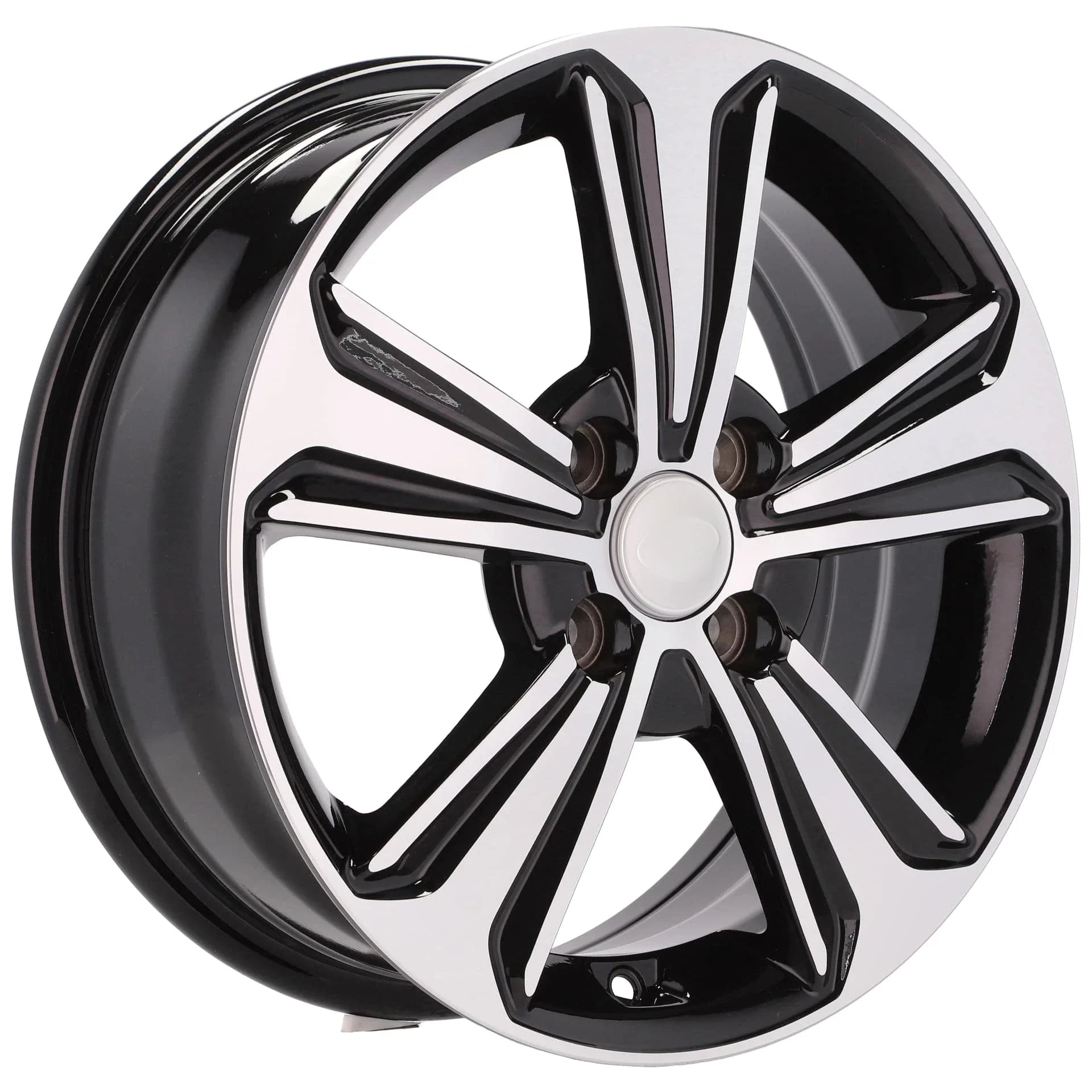 Alu kola pro Hyundai B1627 6x16 4x100 ET50 54.1 Black Polished | Wheelsup.cz