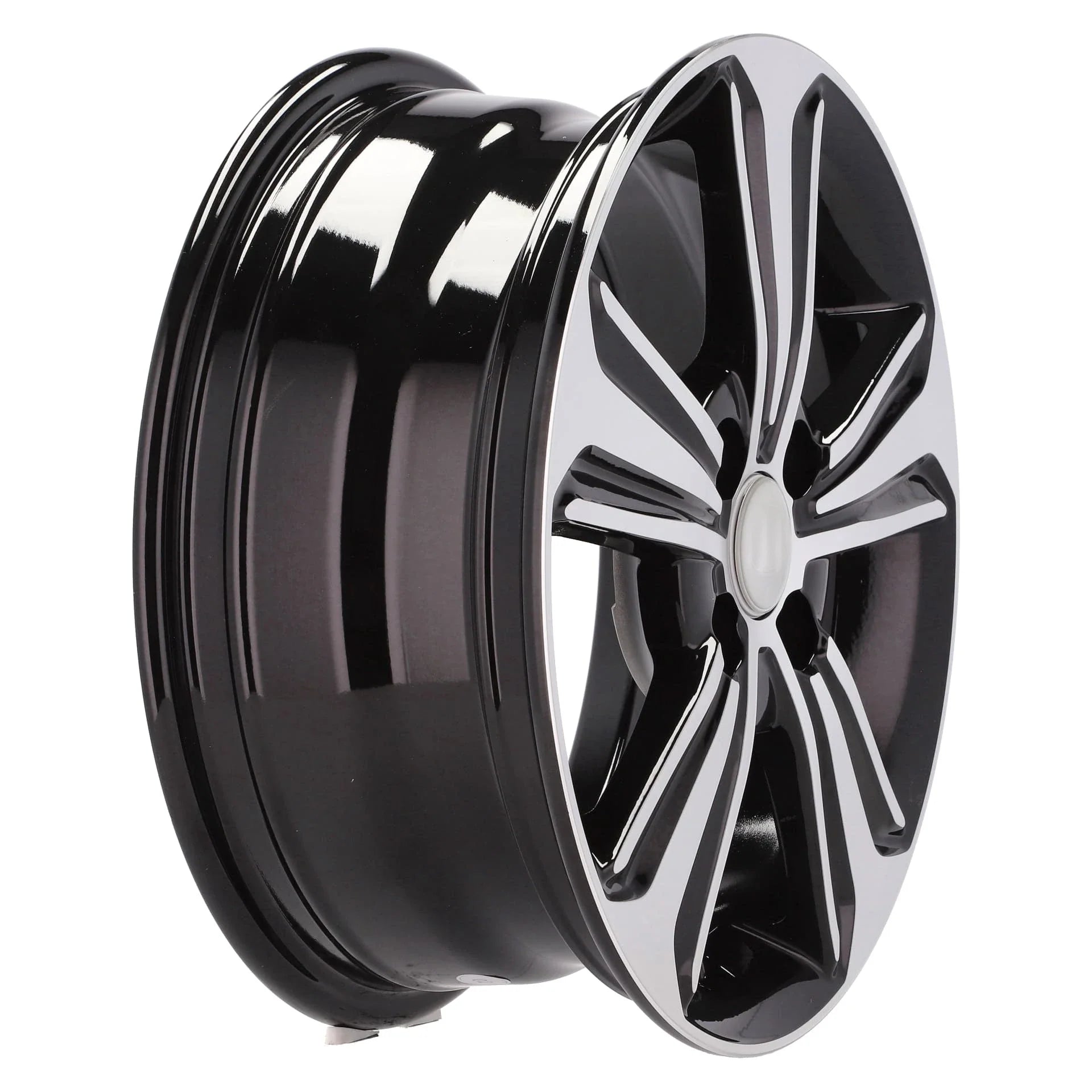 Alu kola pro Hyundai B1627 6x16 4x100 ET50 54.1 Black Polished | Wheelsup.cz