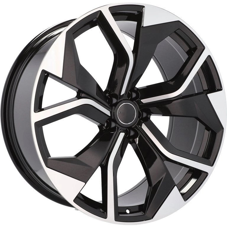 Alu kola pro Audi B1637 9.5x21 5x112 ET25 66.6 Black Polished | Wheelsup.cz