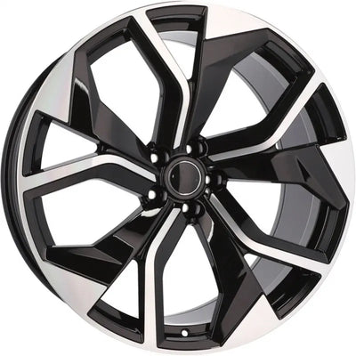 Alu kola pro Audi B1637 9x20 5x112 ET25 66.6 Black Polished | Wheelsup.cz