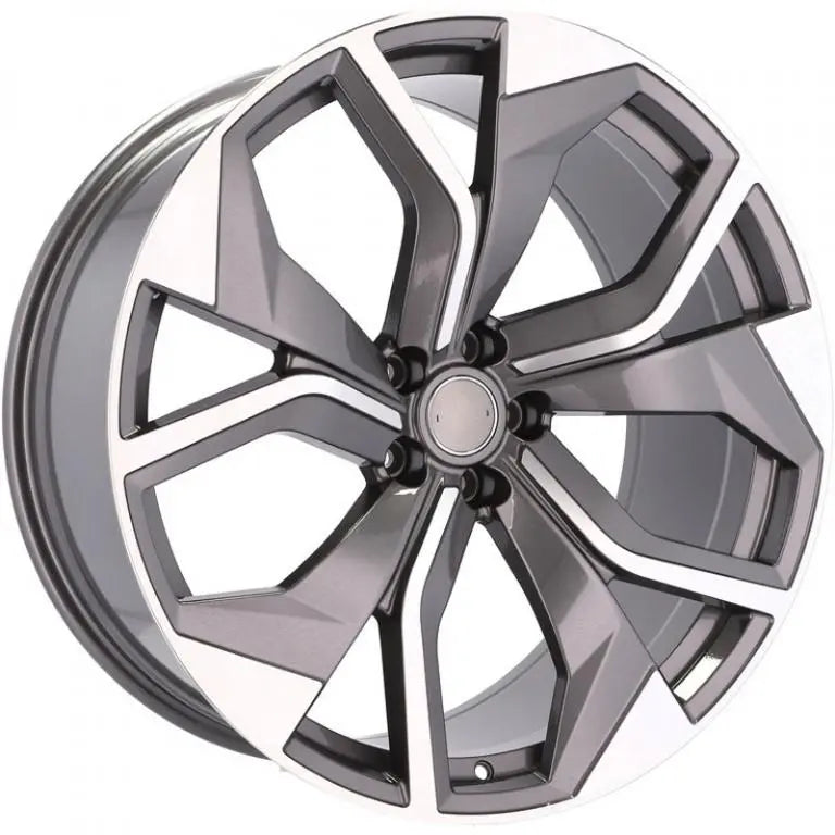 Alu kola pro Audi B1637 9x20 5x112 ET25 66.6 Grey Polished | Wheelsup.cz