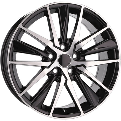 Alu kola pro Toyota B1638 8x18 5x114.3 ET50 60.1 Black Polished | Wheelsup.cz