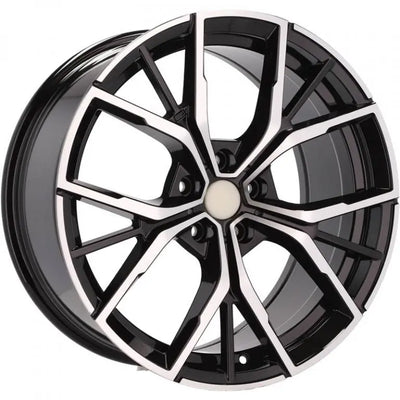 Alu kola pro BMW B1667 8x18 5x112 ET30 66.6 Black Polished | Wheelsup.cz