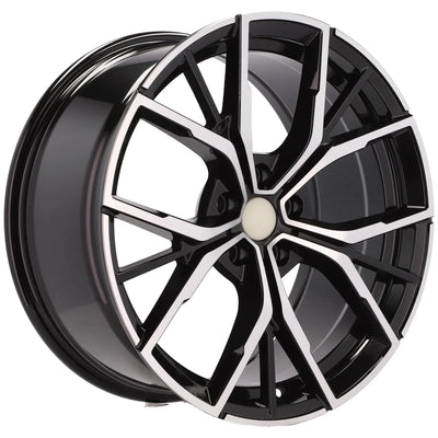 Alu kola pro BMW B1667 9x19 5x112 ET44 66.6 Black Polished | Wheelsup.cz