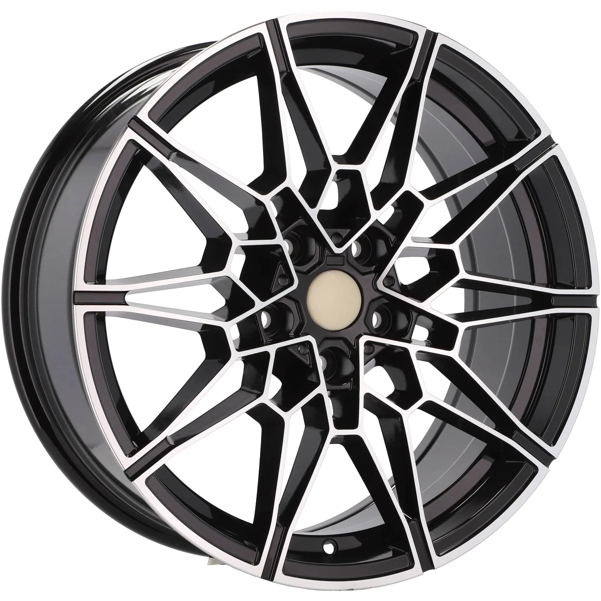 Alu kola pro BMW B1674 8x19 5x112 ET25 66.6 Black Polished | Wheelsup.cz