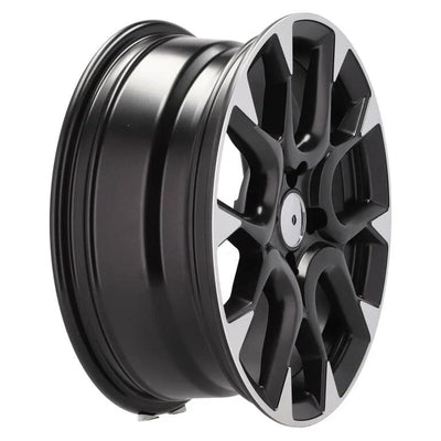 Alu kola pro Fiat B1675 6.5x16 4x98 ET35 58.1 Black Polished Half Matt | Wheelsup.cz