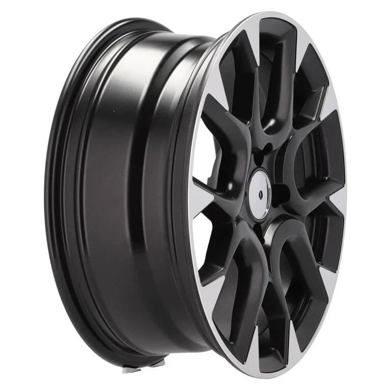 Alu kola pro Fiat B1675 6.5x16 4x98 ET35 58.1 Black Polished Half Matt | Wheelsup.cz