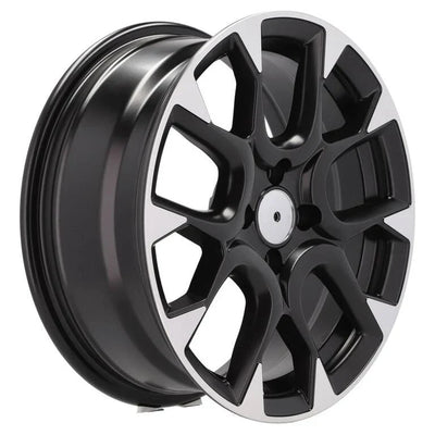 Alu kola pro Fiat B1675 6.5x16 4x98 ET35 58.1 Black Polished Half Matt | Wheelsup.cz