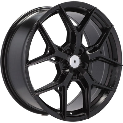 Alu kola Racing Line B1696 8.5x20 5x108 ET40 63.4 Black Half Matt | Wheelsup.cz