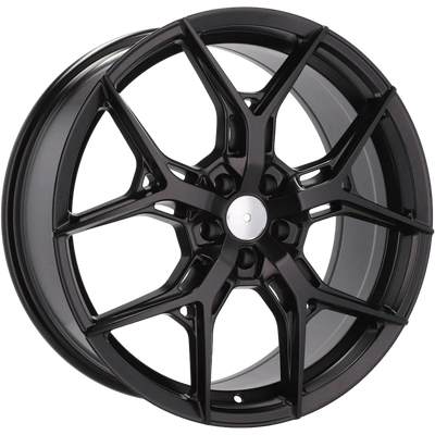 Alu kola Racing Line B1696 8.5x20 5x108 ET40 63.4 Black Half Matt | Wheelsup.cz