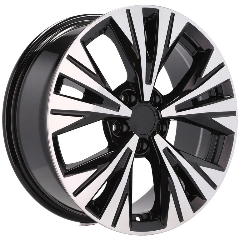 Alu kola pro Nissan B1699 7.5x18 5x114.3 ET40 66.1 Black Polished | Wheelsup.cz