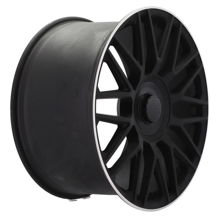 Alu kola pro Mercedes B1766 9.5x19 5x112 ET45 66.6 Black Half Matt & Polished Lip | Wheelsup.cz