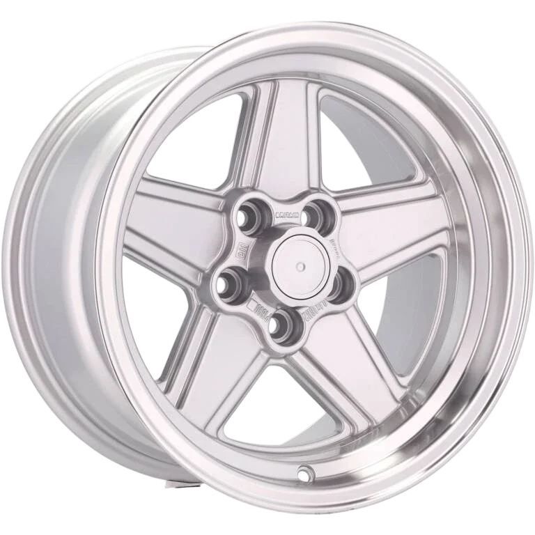 Alu kola pro Mercedes B1794 9x16 5x112 ET-12 66.6 Silver & Polished Lip