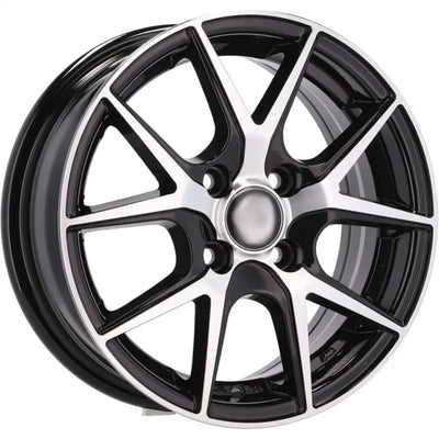 Alu kola Racing Line B1795 5.5x14 4x100 ET43 60.1 Black Polished | Wheelsup.cz