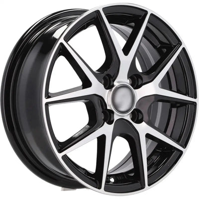 Alu kola Racing Line B1795 5.5x14 4x100 ET43 60.1 Black Polished | Wheelsup.cz