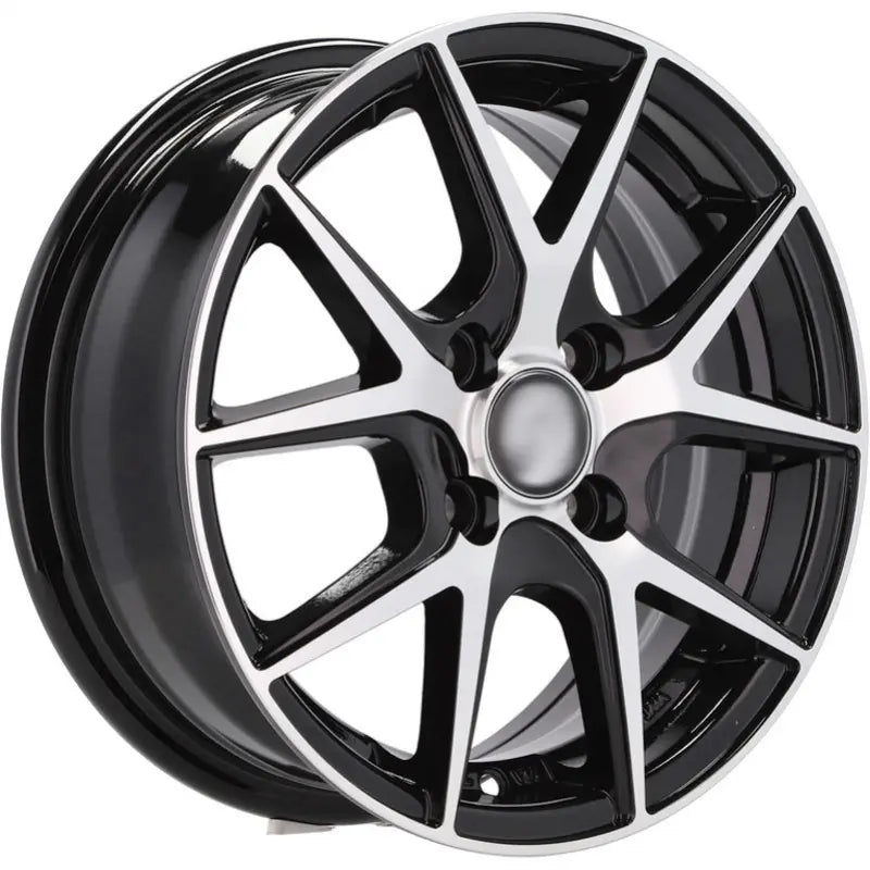 Alu kola Racing Line B1795 5.5x14 4x100 ET43 60.1 Black Polished | Wheelsup.cz