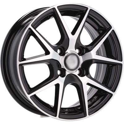 Alu kola Racing Line B1795 5.5x14 4x100 ET43 60.1 Black Polished | Wheelsup.cz
