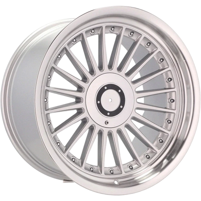 Alu kola pro BMW B1803 8.5x19 5x120 ET20 72.6 Silver & Polished Lip | Wheelsup.cz