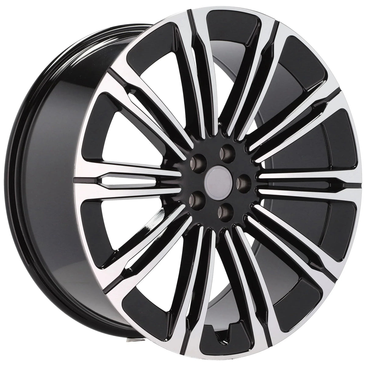 Alu kola pro Land Rover B1808 9.5x22 5x108 ET45 63.4 Black Polished | Wheelsup.cz