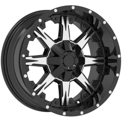 Alu kola Racing Line B1818 9x17 6x139.7 ET0 černá, Offroad WheelsUp