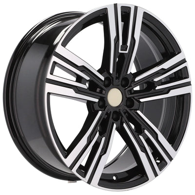 Alu kola pro BMW B1831 8.5x19 5x112 ET25 66.6 Black Polished | Wheelsup.cz