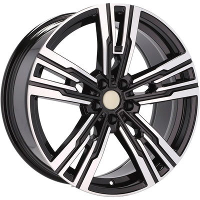 Alu kola pro BMW B1831 8.5x19 5x112 ET25 66.6 Black Polished | Wheelsup.cz