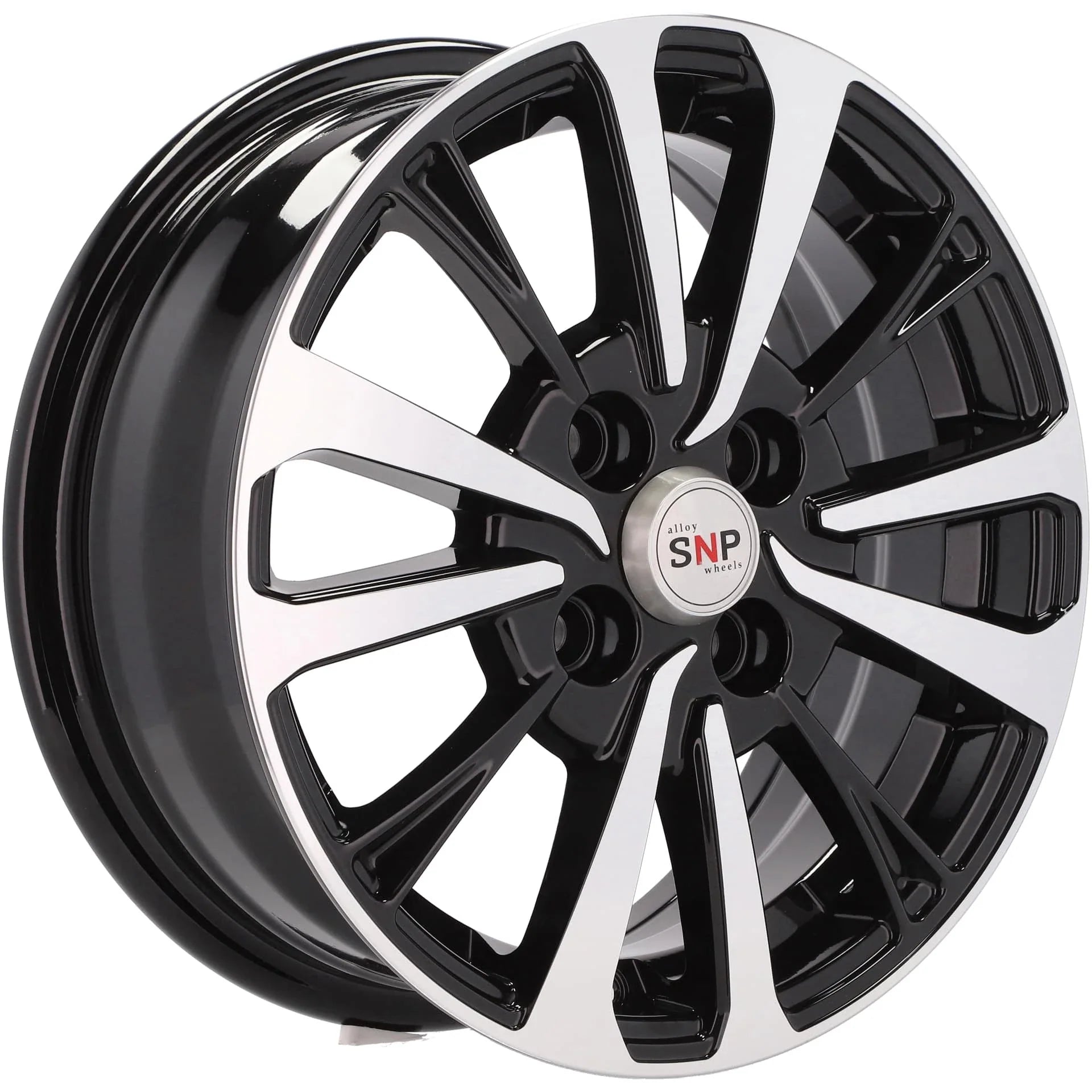 Alu kola pro Toyota B1846 5.5x14 4x100 ET40 54.1 Black Polished | Wheelsup.cz