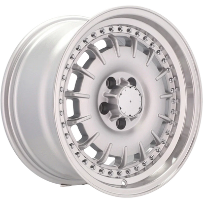 Alu kola pro Mercedes B1855 9x17 5x112 ET30 66.6 Silver & Polished Lip | Wheelsup.cz
