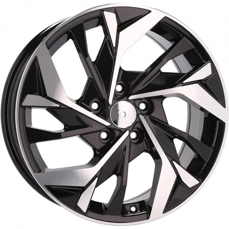 Alu kola pro Hyundai B1953 7x17 5x114.3 ET43 67.1 Black Polished | Wheelsup.cz